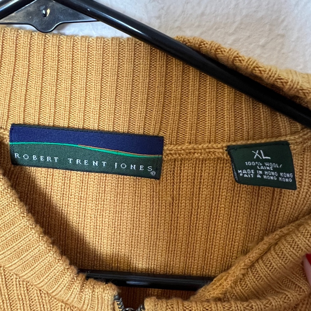 Men’s Robert Trent Jones Wool Golf Zip Up Vest - Picture 3 of 3